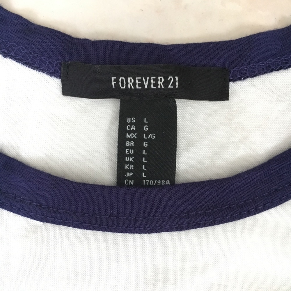 💝BOGO💝 Cropped Ringer Tee - Picture 3 of 3